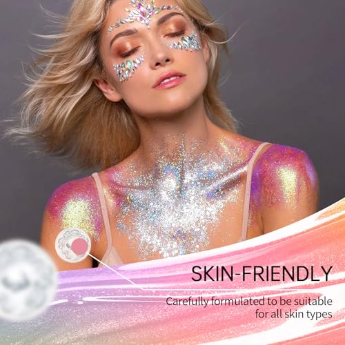 Gold Holographic Glitter Stick for Face & Body