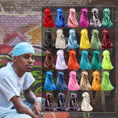 ForceWave Silky Durag for Men and Women - Satin Wave Cap
