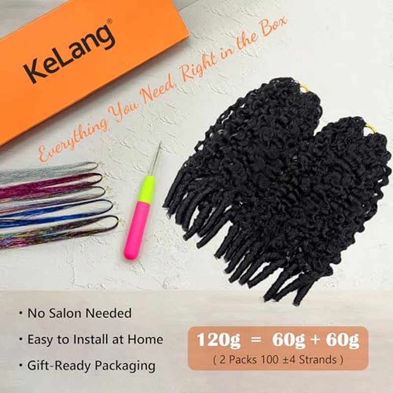 100% Human Hair Crochet Braids Burmese Curly 18 Inch 120g