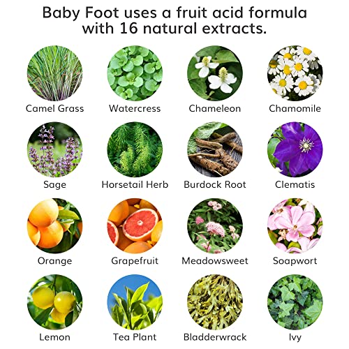 Baby Foot Original Exfoliating Foot Peel Mask for Dry, Cracked Feet