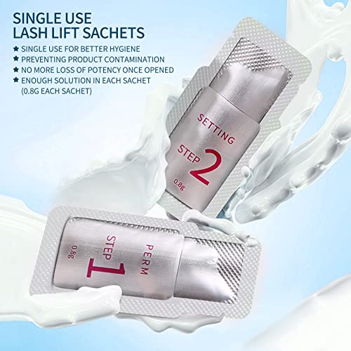 Eyelash Perm Kit with Lash Lift Lotion - 10 Sachets