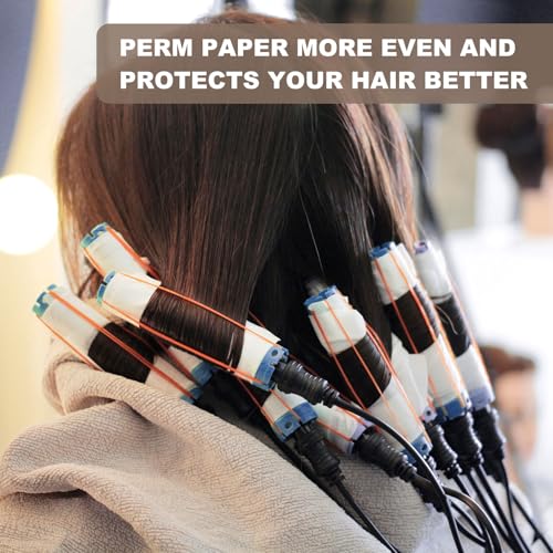 140pc Hair Perm End Papers - Heat-Resistant Thin Paper Wraps