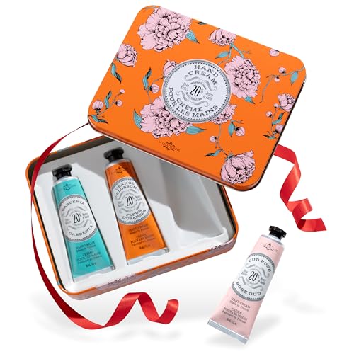 La Chatelaine French Hand Cream Trio Gift Set - 20% Shea Butter (3x1 oz)