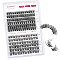 FADVAN Lash Clusters - 156PCS C-Curl Wispy Eyelash Extensions 10-16mm