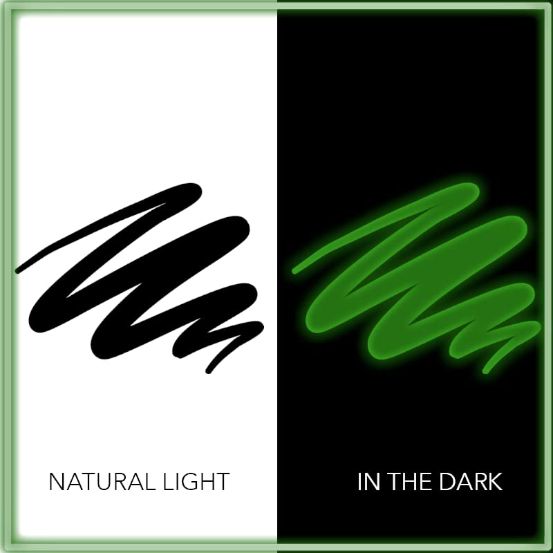 KIARA SKY Glow Gel Art Liner (Blacklight) - Black & Green