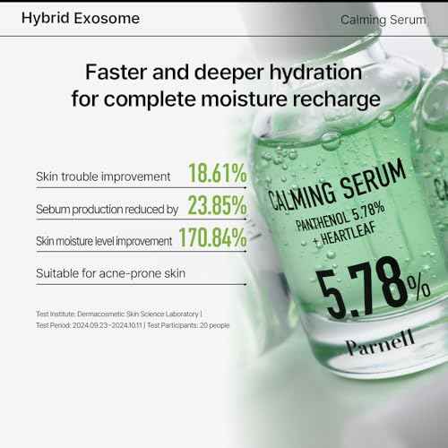 Parnell Panthenol 5.78% | 30ml / 1.01 fl.oz. | Heartleaf Calming Serum, soothing & moisturizing serum, korea skin care, korea beauty