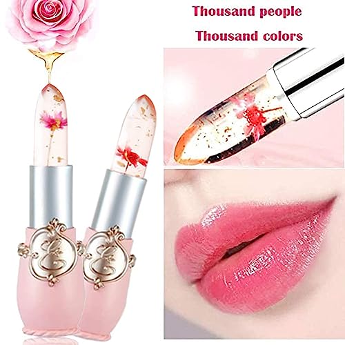 Color Changing Jelly Lipstick Set - 2Pc Pink & Red