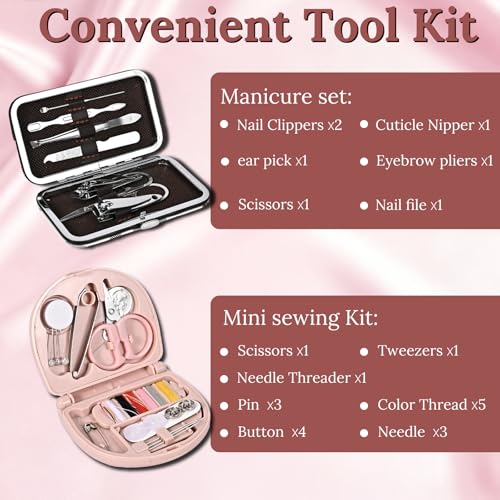 Bridal Emergency Kit with 40+ Wedding Essentials & Makeup Bag - Travel & Wedding Day Support