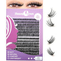 Eyelash Extension Kit 280pcs Cluster Lashes 9-15mm Mixed