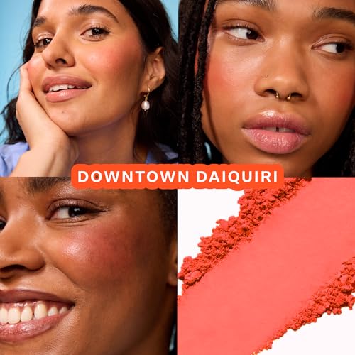Tower 28 GetSet Matte Powder Blush - Downtown Daiquiri, 1.13 oz, Sweat-Proof for Sensitive Skin