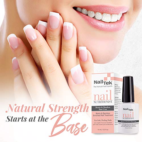 Nail Tek Bamboo & Biotin 5-in-1 Treatment for Soft & Peeling Nails, 0.5 oz