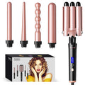 Bo'laiya 5-in-1 Curling Wand Set with Temperature Display