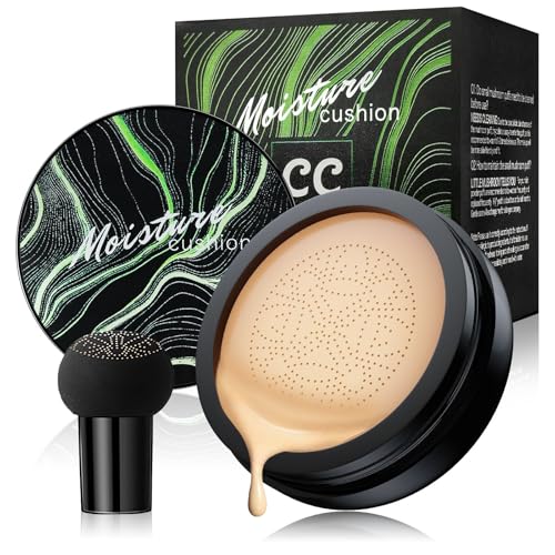 CC Cream for Older Women, Self Adjusting for Mature Skin Reducing Face Makeup for a Glowing Complexion, Moisturizing Concealer Brighten (Natural, 3.21 Ounce (Pack of 1))