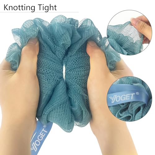 Yoget 4 Pack Shower Loofah Sponge - 60G Bath Exfoliator