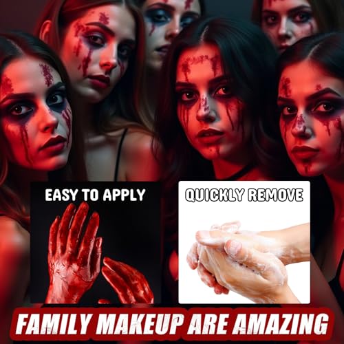 Fake Blood Spray for Halloween Costumes & Makeup (2-Pack)