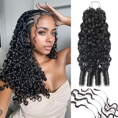 Burmese Curly Crochet Hair 18 Inch 50g | Knotless Human Hair