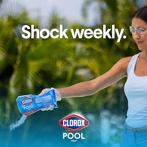 Clorox Pool Shock XTRABLUE Plus 6-Pack - Fast Dissolving