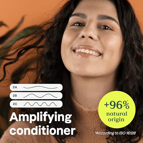Bundle of ATTITUDE Hair Shampoo and Conditione, Plant- and Mineral-Based Ingredients, Vegan and Cruelty-free Beauty and Personal Care Products, Wavy and Curly, Coconut oil 16 Fl Oz