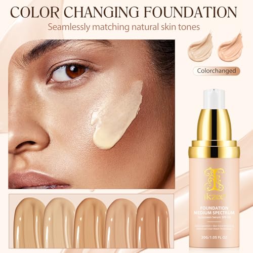 4-in-1 Color Changing Foundation with SPF50, 2 Pack