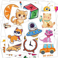 Temporary Tattoo for Kids - 60 Styles Party Favors