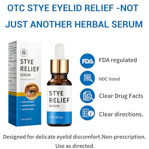Stye Eye Treatment Relief - 30ml Fast-Absorbing Eyelid Care