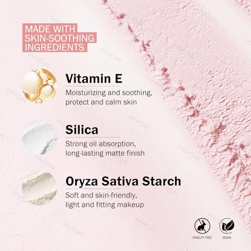 KYDA Dual-Tone Loose Setting Powder with Puff