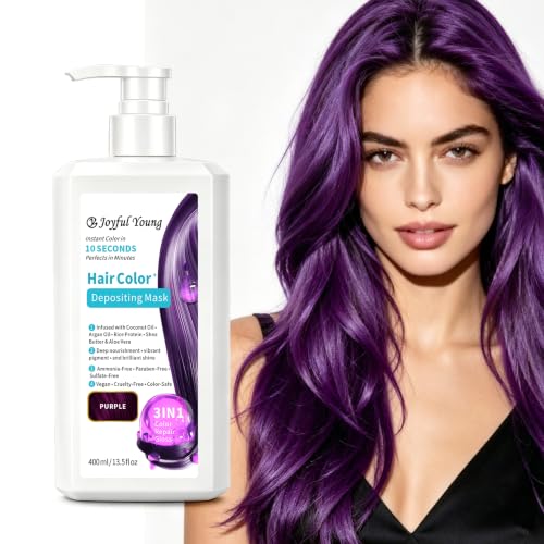 Purple Hair Color Depositing Mask | Semi Permanent Dye