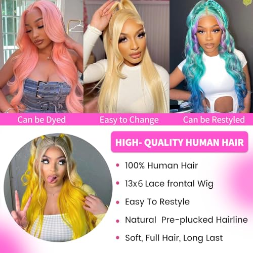 20" 613 Blonde Lace Front Wig - 200% Density Human Hair