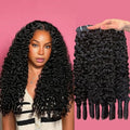 Burmese Curly Human Hair Bundles 18 20 22 Inch 12A