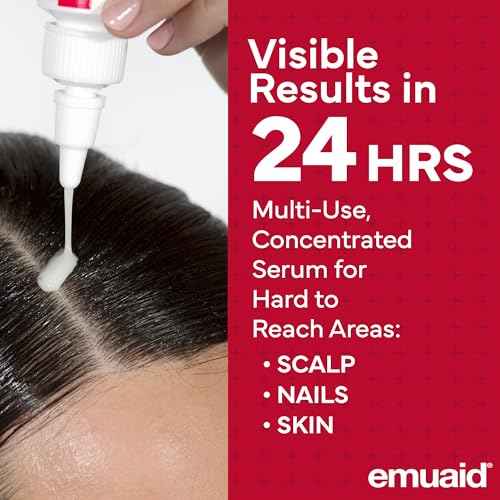 EMUAIDMAX Homeopathic Psoriasis Scalp Treatment Serum ? Natural First Aid Concentrate for Dry, Itchy Scalp Relief and Skin Irritations from Psoriasis, Eczema, and Dermatitis, 1oz