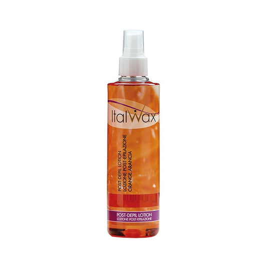 Italwax After Wax Care Lotion - 250ml / 8.45fl.oz - Natural vegetable oil - Orange - Moisturizing and removing waxing residues