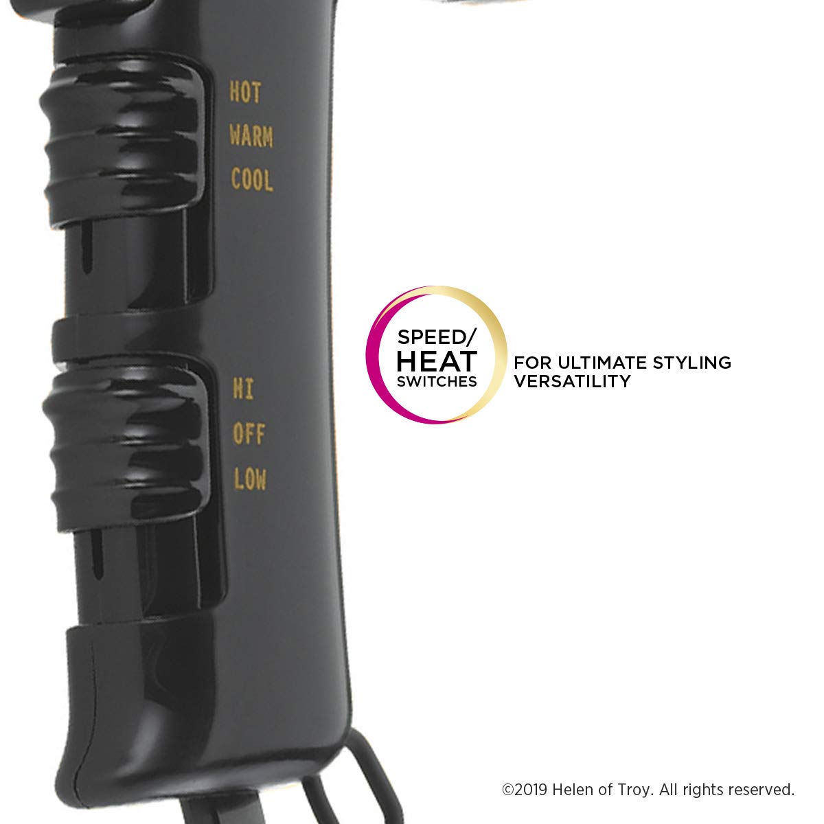 Gold N Hot GH8135 Professional 1875-Watt Dryer with Styling Pik