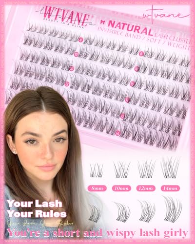 Natural Lash Clusters 8-14mm - Wispy Eyelash Extensions