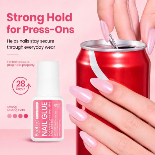 Beetles 10ML Super Strong Nail Glue for Press-On & Acrylic Nails – Waterproof & Fast Drying