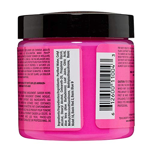 Manic Panic Cotton Candy Pink Semi-Permanent Hair Dye 4oz - Vegan & Cruelty-Free