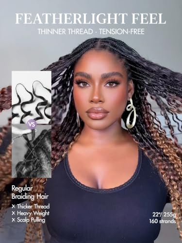 LUVME Deep Wave Miracle Knots Crochet Human Hair 20 Inch 50g #1B/30