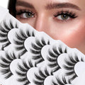 Veleasha 5D Faux Mink Lashes 5 Pairs - Fluffy False Eyelashes