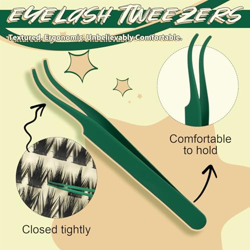 KEYYOULASH Manga Lash Clusters Kit 8-18mm Eyelash Clusters Kit DIY Lash Extension Kit Natural Fairy Cluster Lashes with Lash Bond Seal Remover Applicator Soft Thin Band(MG02)
