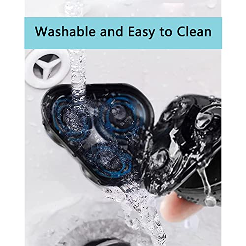 SH50/52 Replacement Heads Compatible with Philips Series 5000 Electric Shavers, SH50 MultiPrecision Blades Upgrade Heads Compatible with Norelco Series 5000 Razors, 3 Pack with Brush