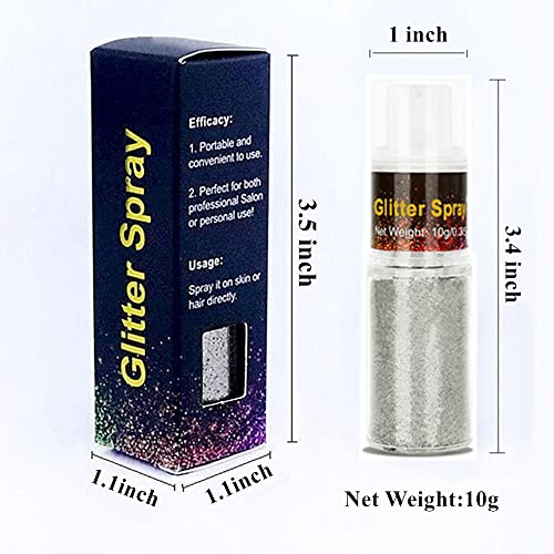 UV Pink Glitter Spray for Hair & Body – Festival Makeup
