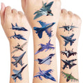 96 Military Airplane Temporary Tattoos for Kids