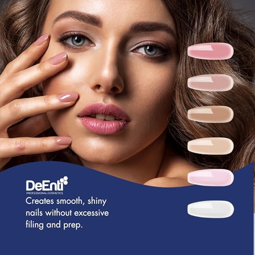 DeEnti Dark Pink Acrylic Nail Powder (2 oz) - Long-Lasting & Chip-Resistant