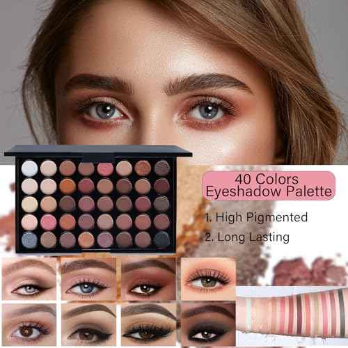Makeup Set for Women, Makeup Full Kit for Beginners & Professionals, Travel Makeup Set for Teens & Adults, Makeup Gift Set for Girls, Eyeshadow Palette, Lip Gloss, Face & Eye Make up