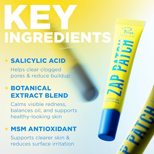 Zap Patch Targeted Spot Serum for Blemish-Prone Skin ? Lightweight, Ultra-Sheer Formula to Reduce the Look of Redness, 20ml