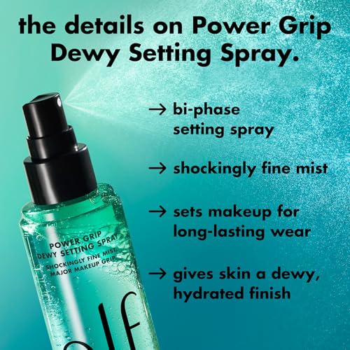e.l.f. Power Grip Dewy Setting Spray with Hyaluronic Acid