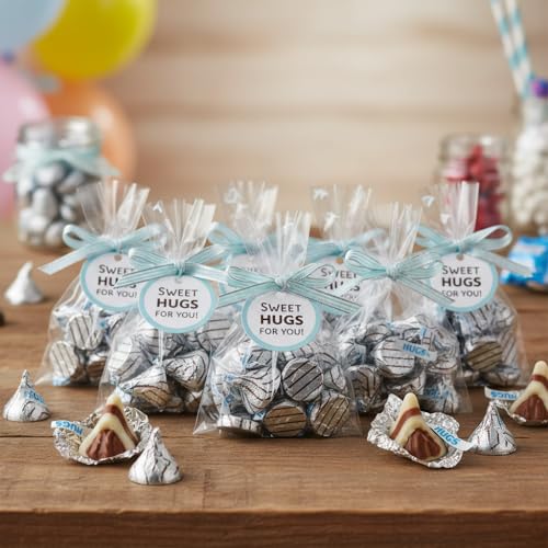 Hershey Hugs Bulk Candy 200pc - 2lb Milk Chocolate
