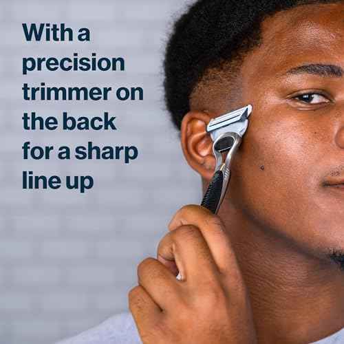 Gillette SkinGuard Razors for Men, 1 Razor Handle and 2 Razor Blade Refills, Designed for Men with Sensitive Skin, Razor Bumps, and Shaving Irritation