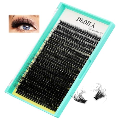 16 Rows 60D Wispy Cluster Lashes 320 Pcs Mixed 10-18mm