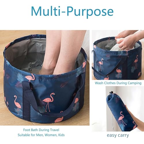 Portable Multifunctional Collapsible Foot Spa Bucket - 25L