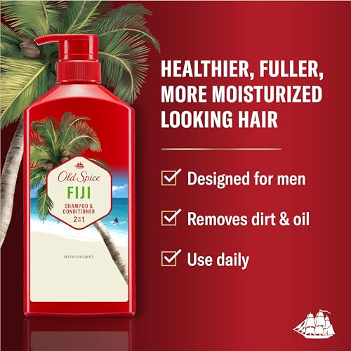 Old Spice Fiji 2-in-1 Shampoo & Conditioner for Men